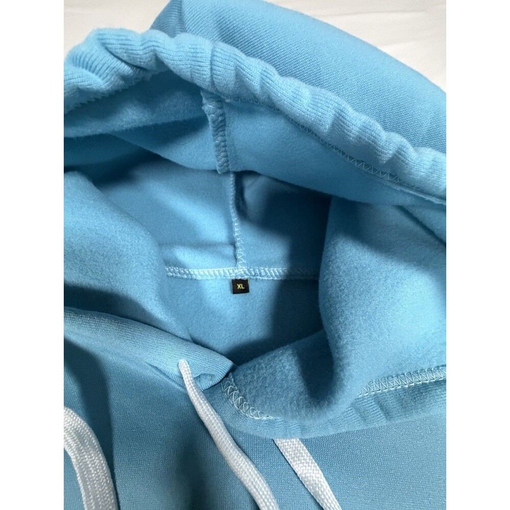 Dear Person Behind Me Hoodie Unisex XL Blue You Are Enough Graphic Pullover - Picture 6 of 9